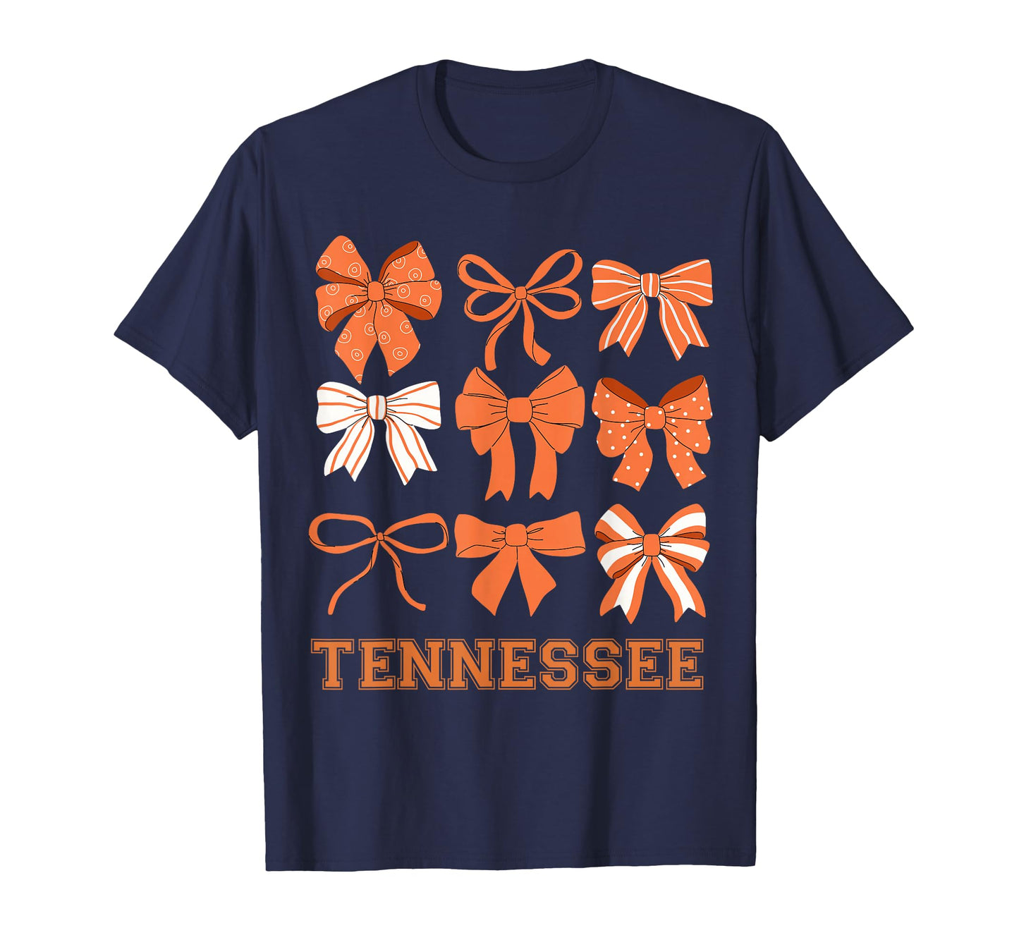 Tennessee TN Women Toddler Girls Coquette Bow State Pride T-Shirt