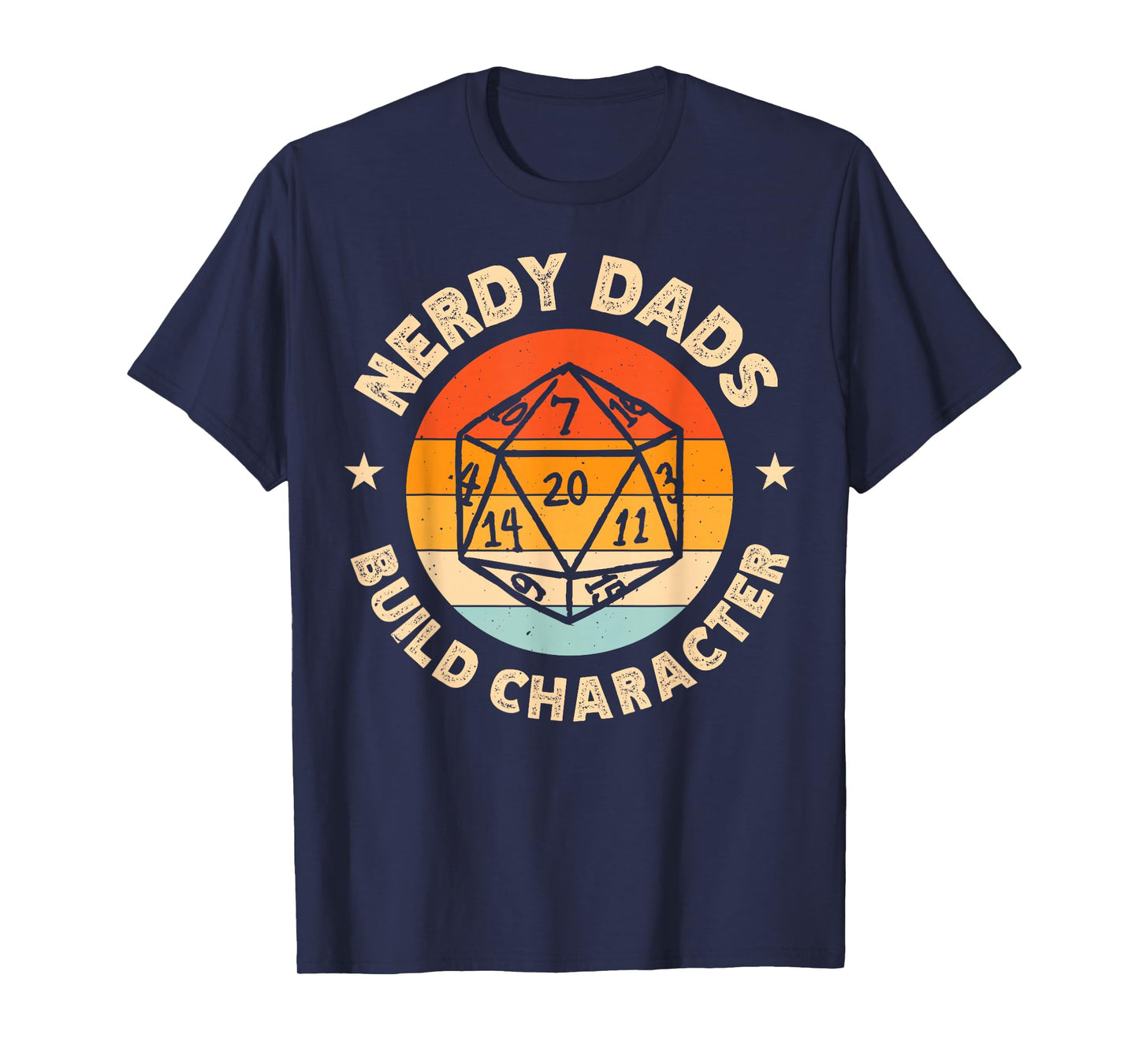 Nerdy Dads Build Character T-Shirt