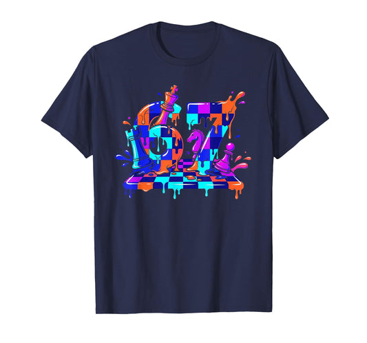 67 Meme Chess King and Knight Drip Funny Number Six Seven T-Shirt