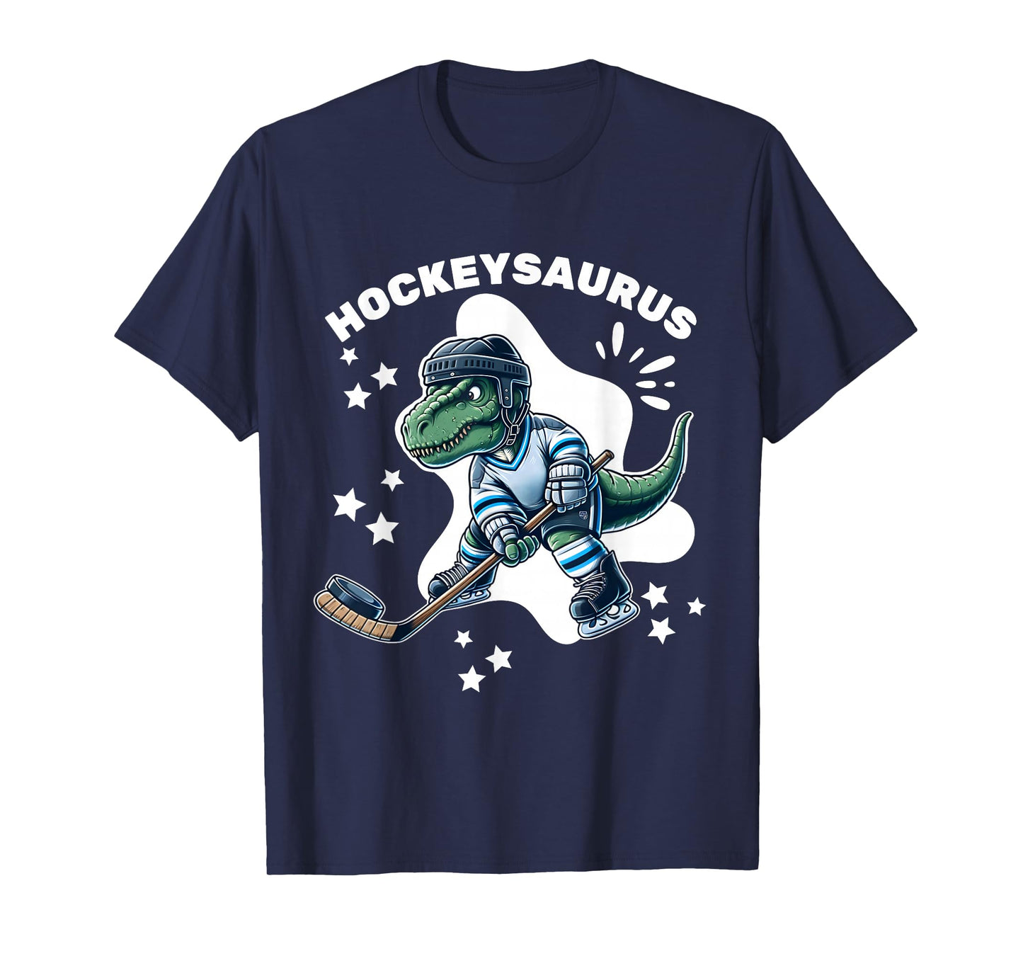 Hockeysaurus FunnyDinosaur Hockey Kids Hockey Boy T-Shirt