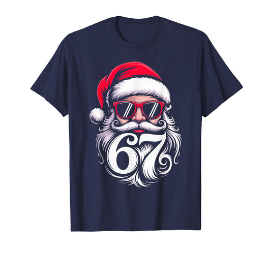 6 7 Christmas 67 Santa Six Seven T-Shirt