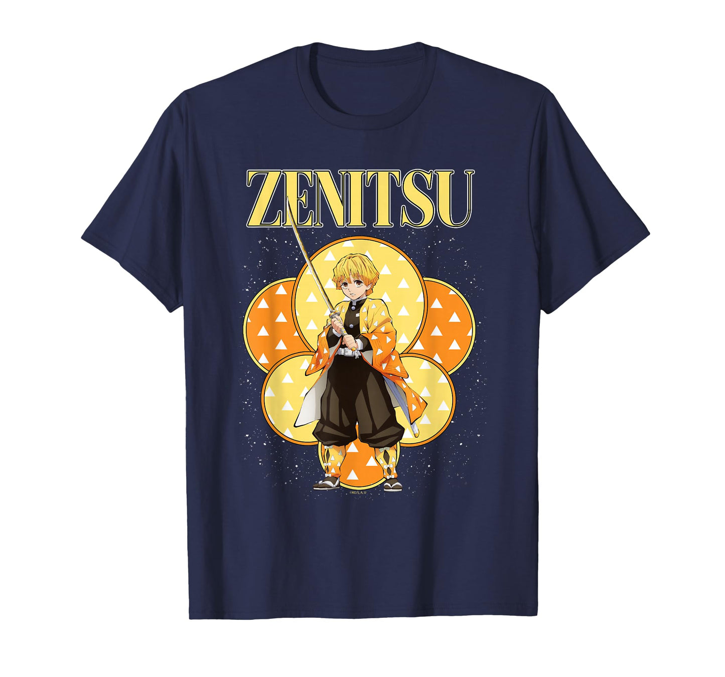 Demon Slayer: Kimetsu no Yaiba Zenitsu Yellow Flash Night T-Shirt