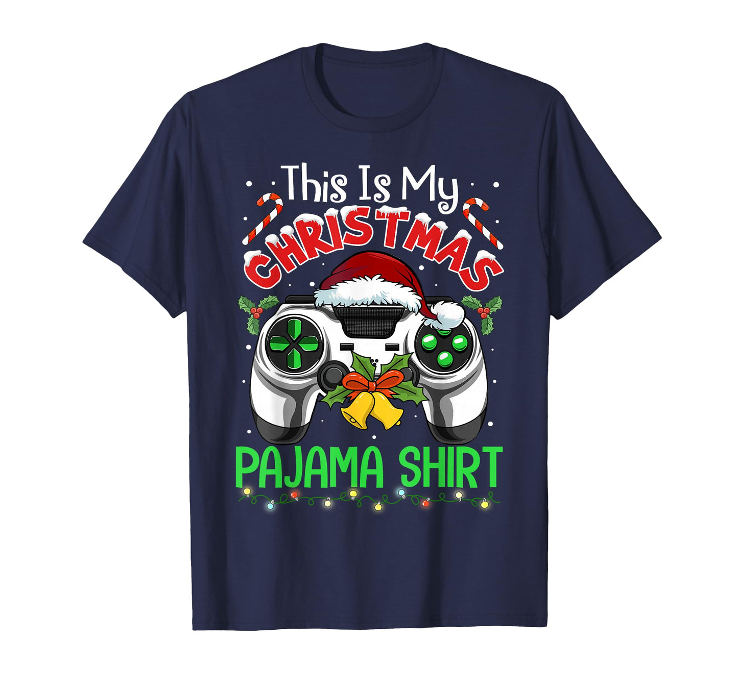 This is My Christmas Pajama Gamer Video Game Boys Kids T-Shirt
