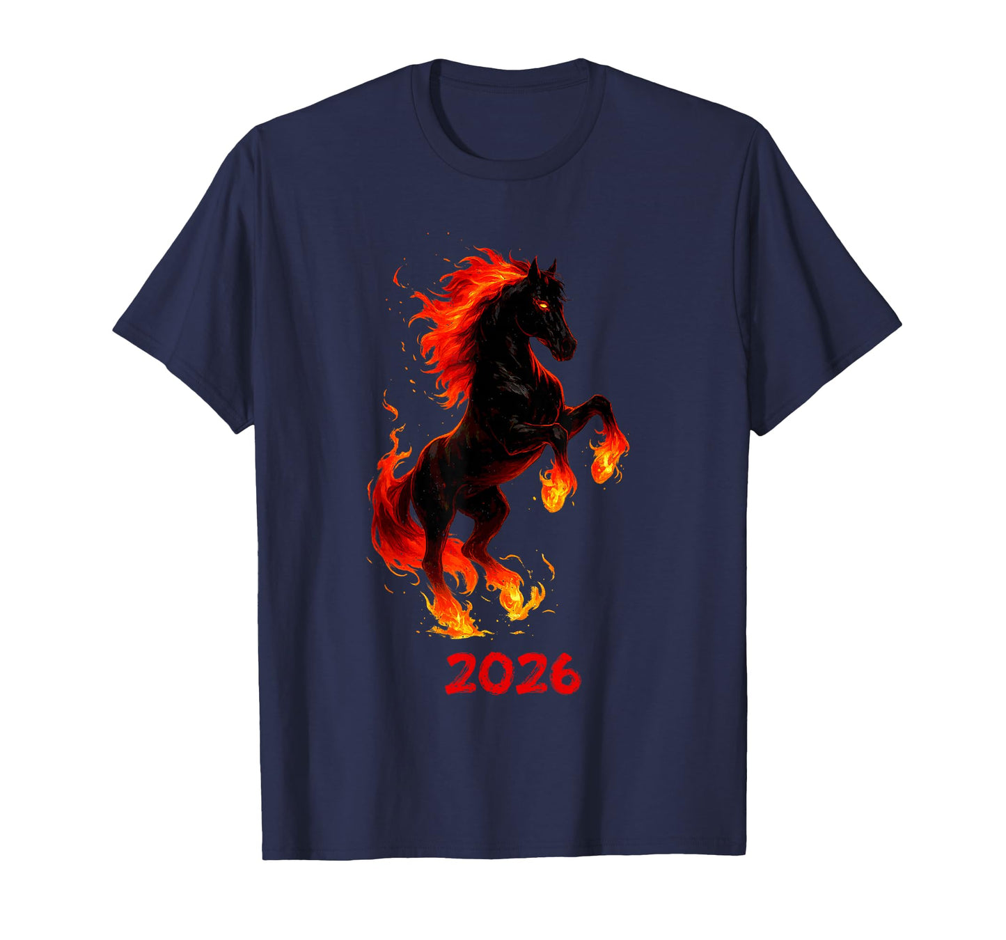 Fire Horse 2026 Year of The Horse Chinese New Year T-Shirt