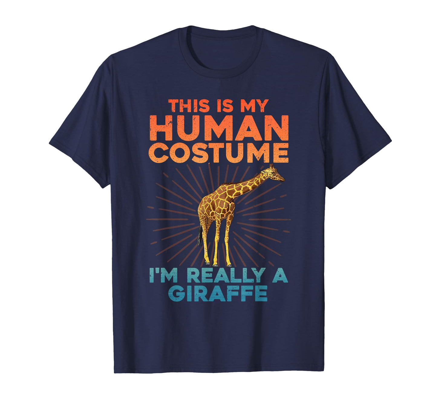 Cool Giraffe Art For Men Women Kids Toddler Giraffe Costume T-Shirt