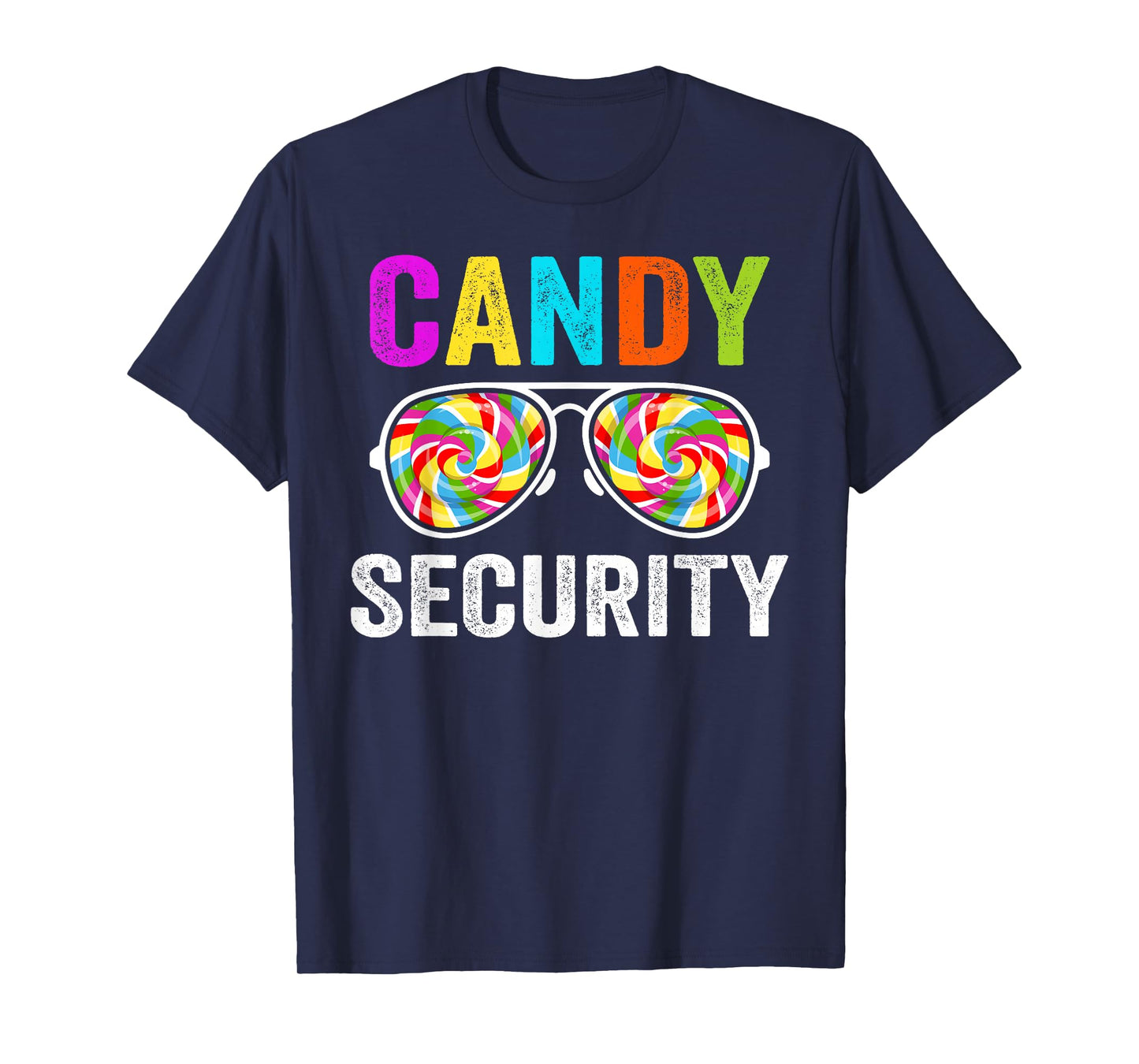 Candy Security Halloween Costume Funny Birthday Family Party T-Shirt