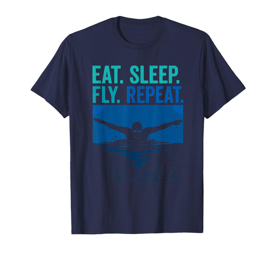 Swimmer Shirt Boys Girls Women Men's Swim Shirt T-Shirt