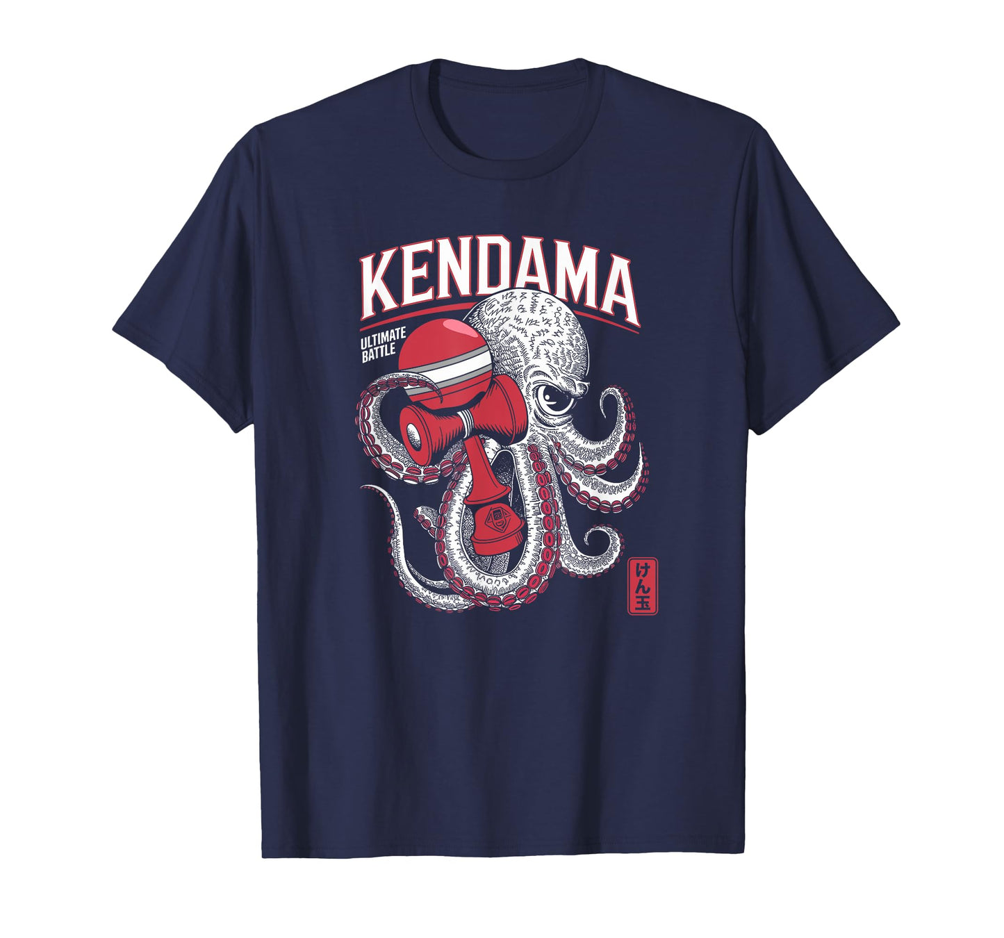 Kendama Harajuku Tokyo Octopus Kendama Battle Souvenir T-Shirt