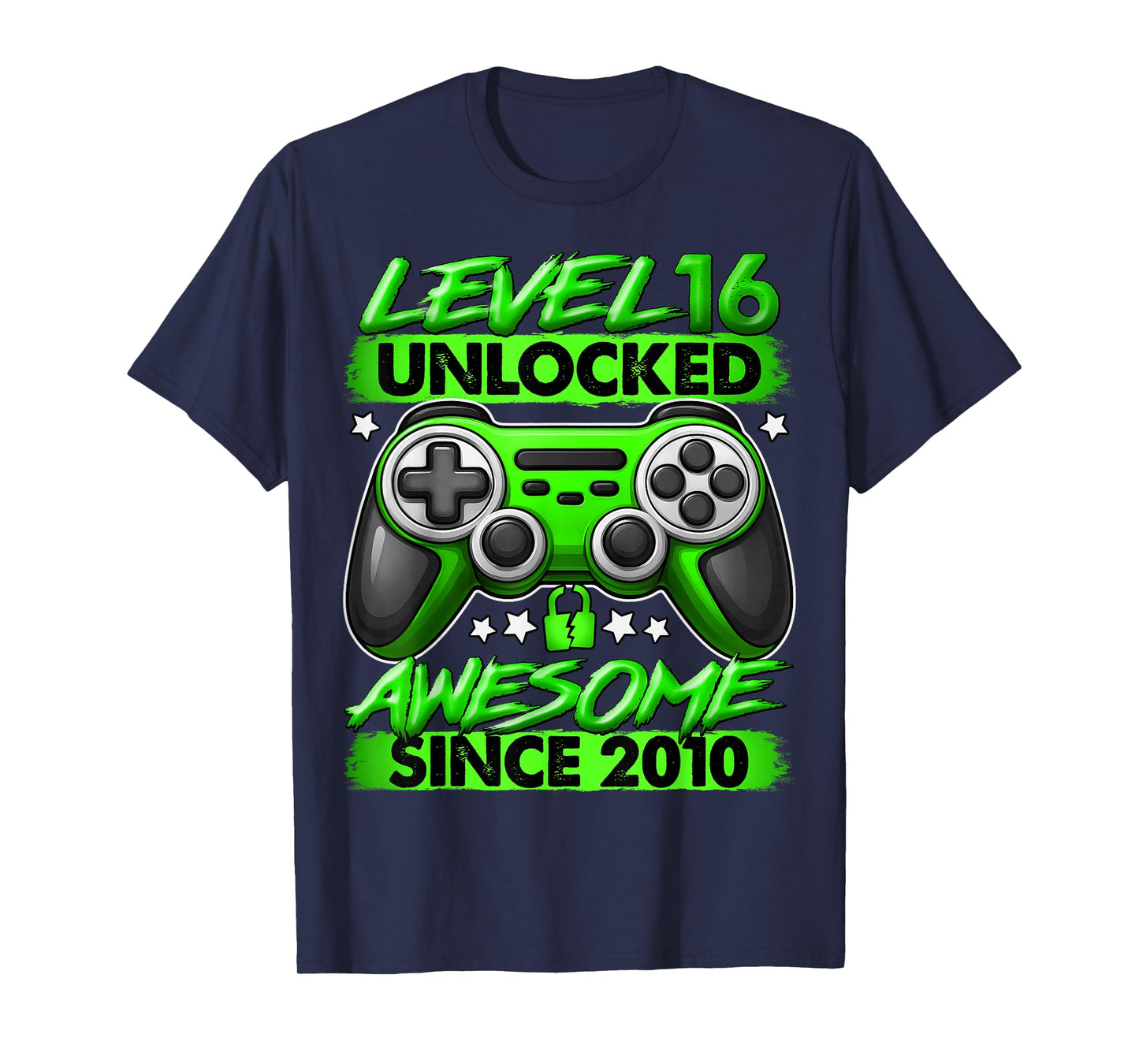 Level 16 Unlocked 16 Year Old Gifts Boys 16th Birthday Boy T-Shirt