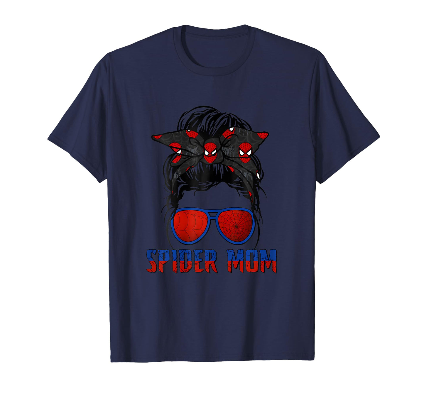 Spider Mom Mother's Day Matching Family Birthday T-Shirt