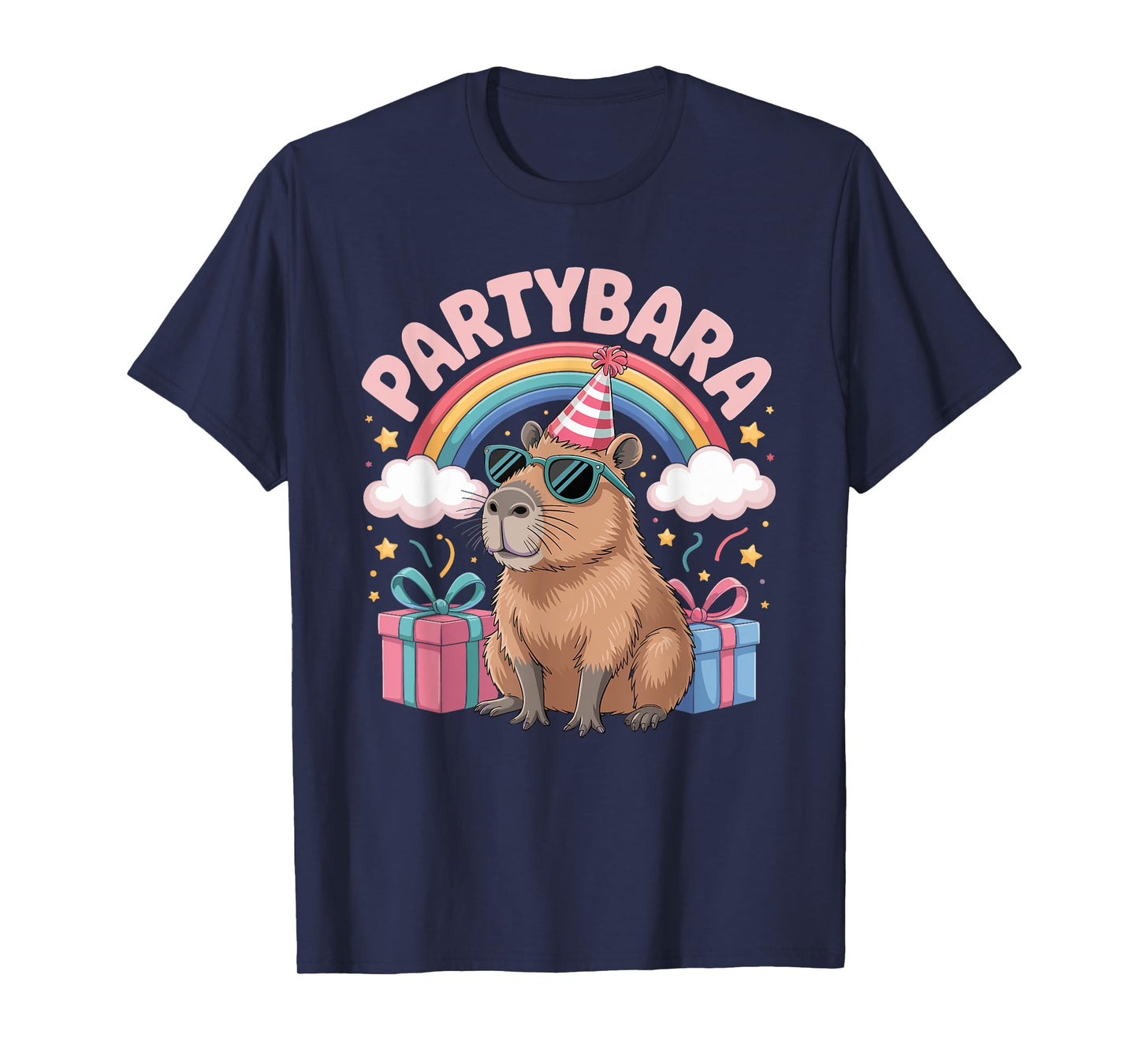 Capybara Birthday for Kids Fun Capybara Party Partybara T-Shirt