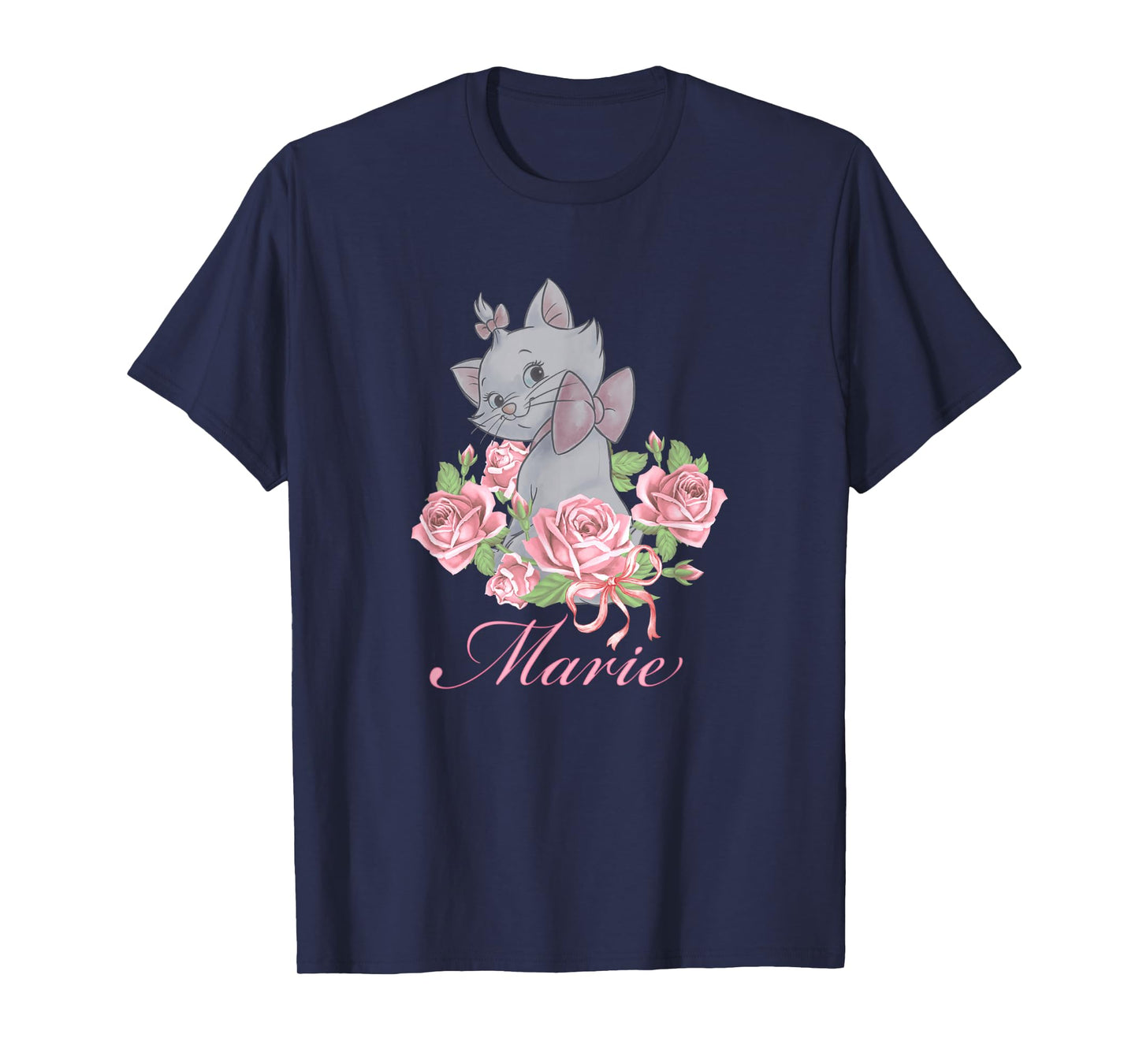 Disney The Aristocats Marie Floral Design T-Shirt