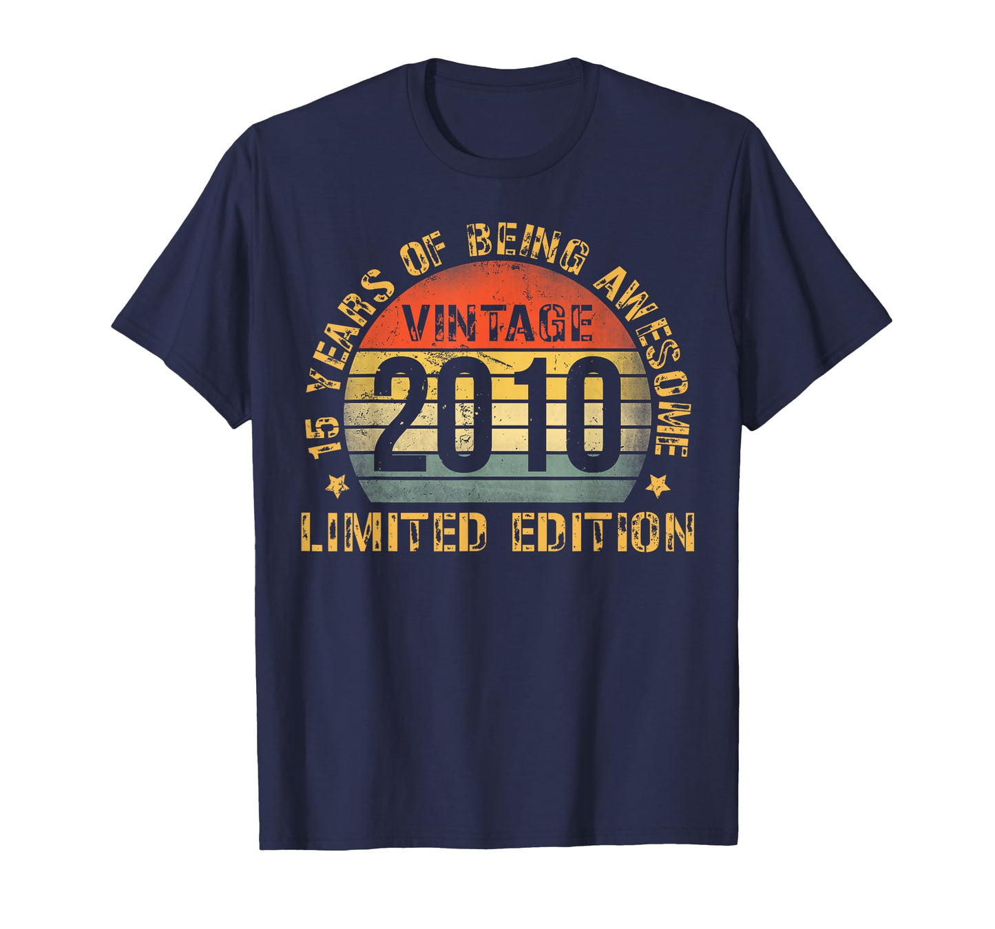 15 Year Old BDay Decorations Son Boy 15yr 2010 15th Birthday T-Shirt