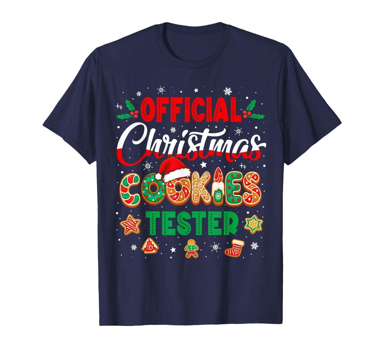 Official Christmas Cookie Tester Taster Baking Crew Toddler T-Shirt