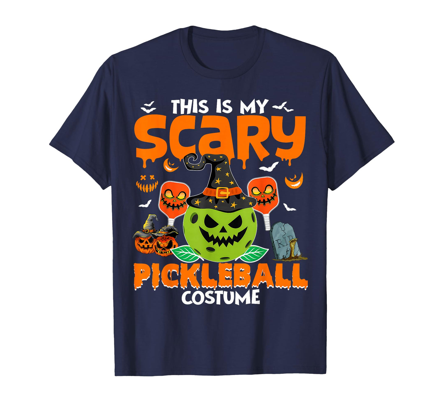This is My Scary Pickleball Costume Pickleball Halloween T-Shirt
