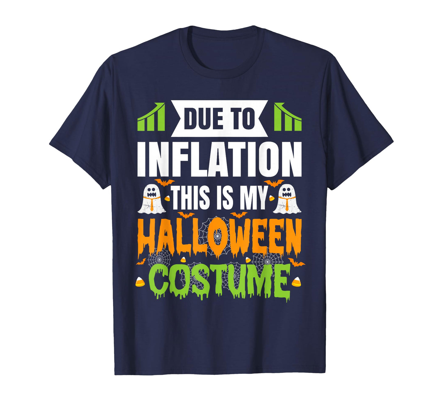 Funny Due to Inflation This is My Halloween Costume 2025 T-Shirt