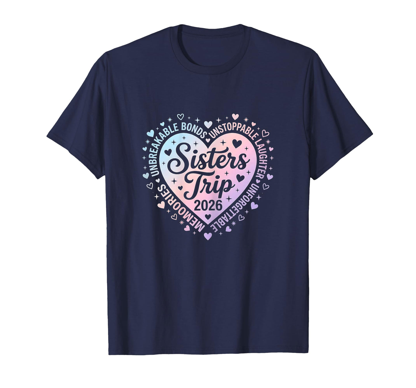 Sisters Trip 2026 Cruising Women Matching Cruise Vacation T-Shirt