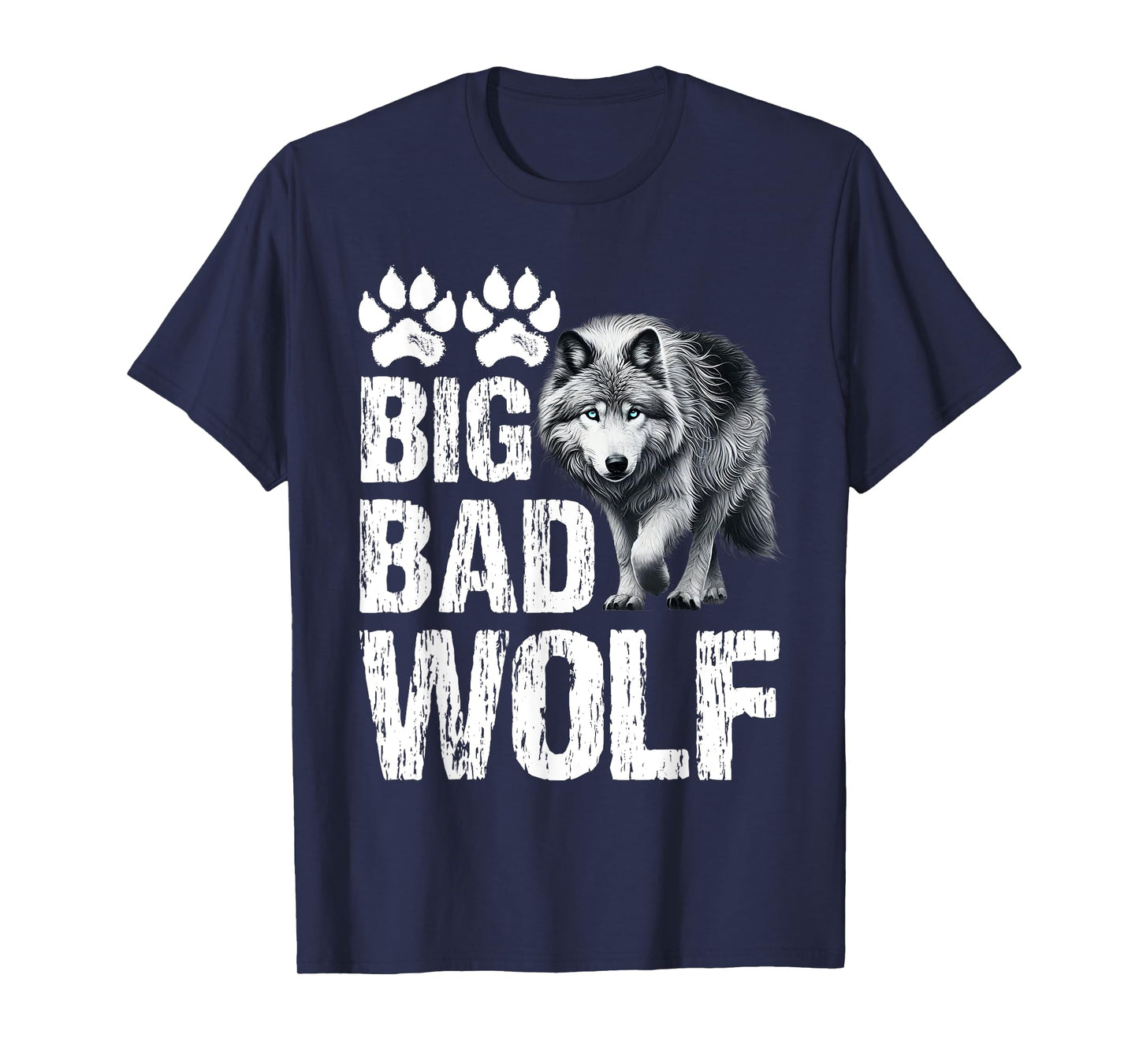 Wolf Spirit BIG AND BAD WOLF Wolf Pack Funny Wolves T-Shirt