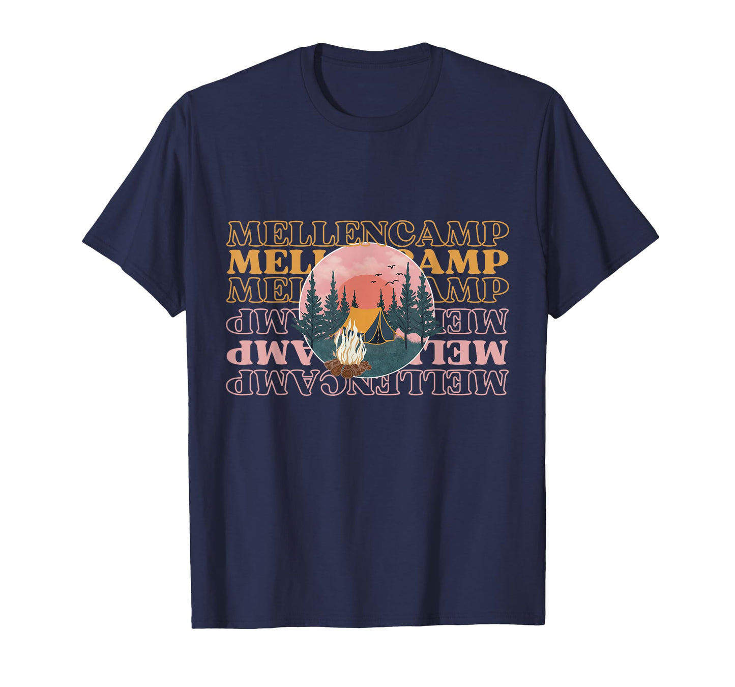 Love Mellencamp Tee Grunge Vintage Black Mellencamp T-Shirt