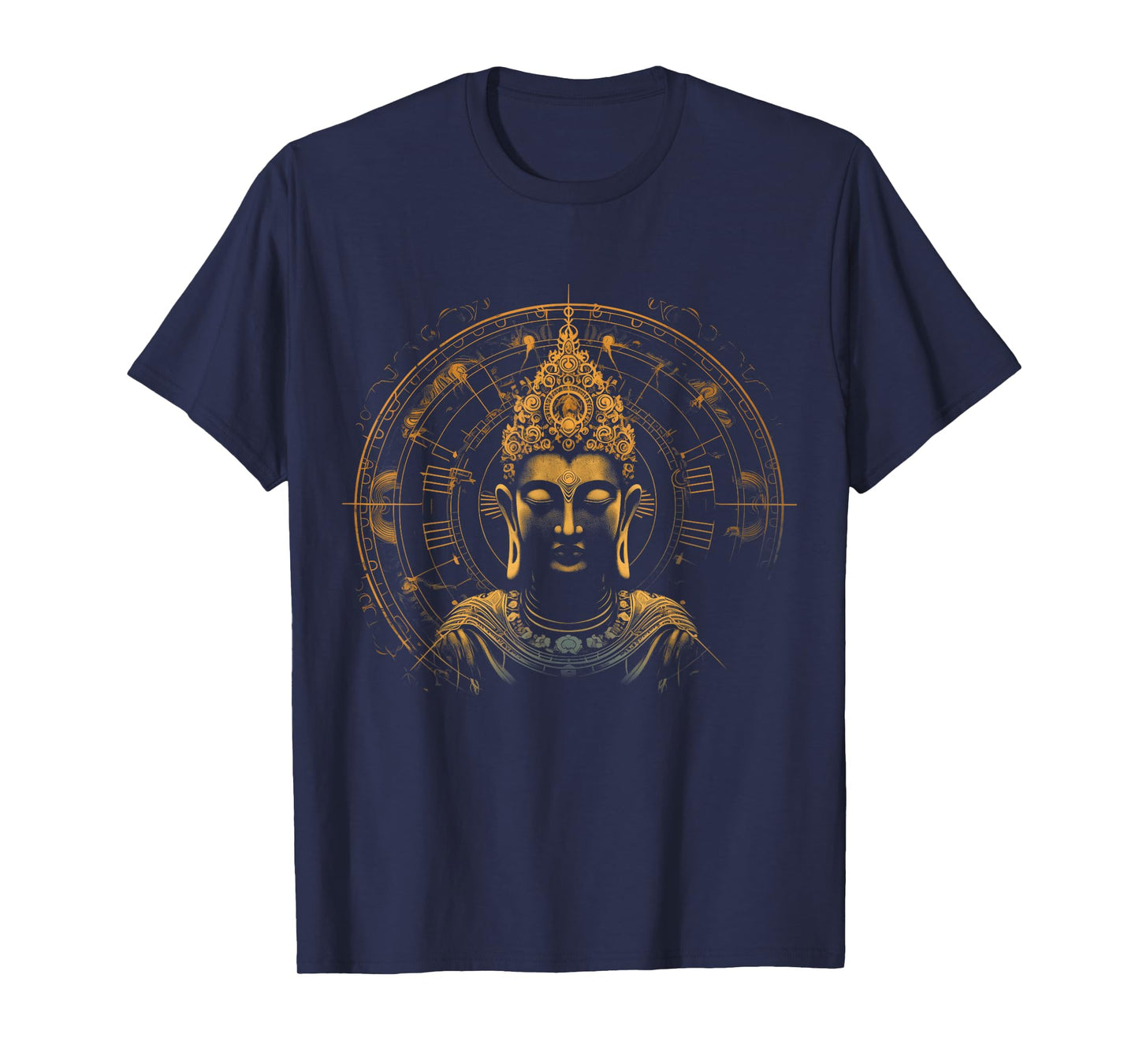 Buddha Mandala Buddhism Spiritual Yoga Yogi Zen Buddhist T-Shirt