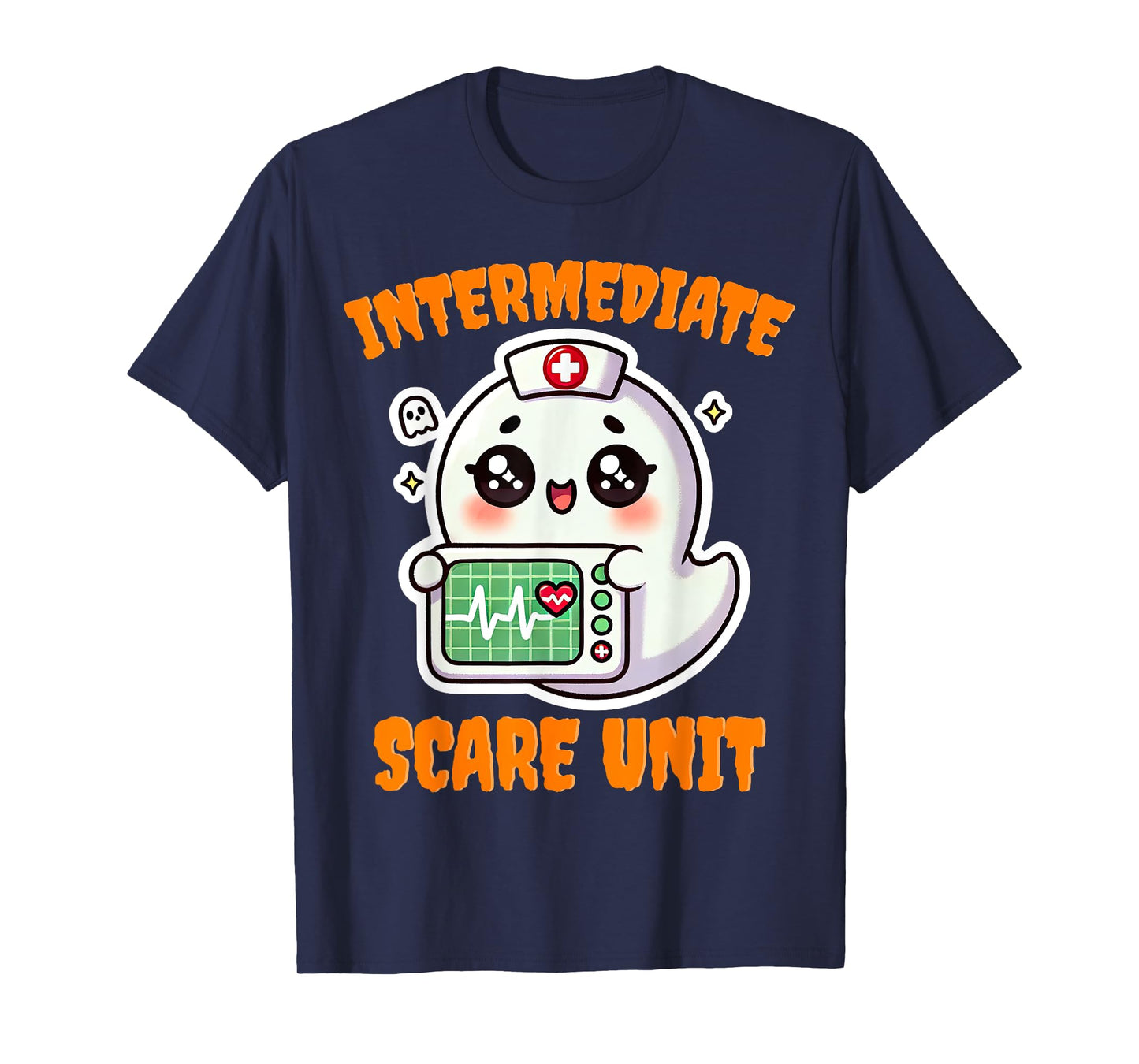 IMCU Intermediate Care Scare Unit Halloween Spooky Nurse T-Shirt