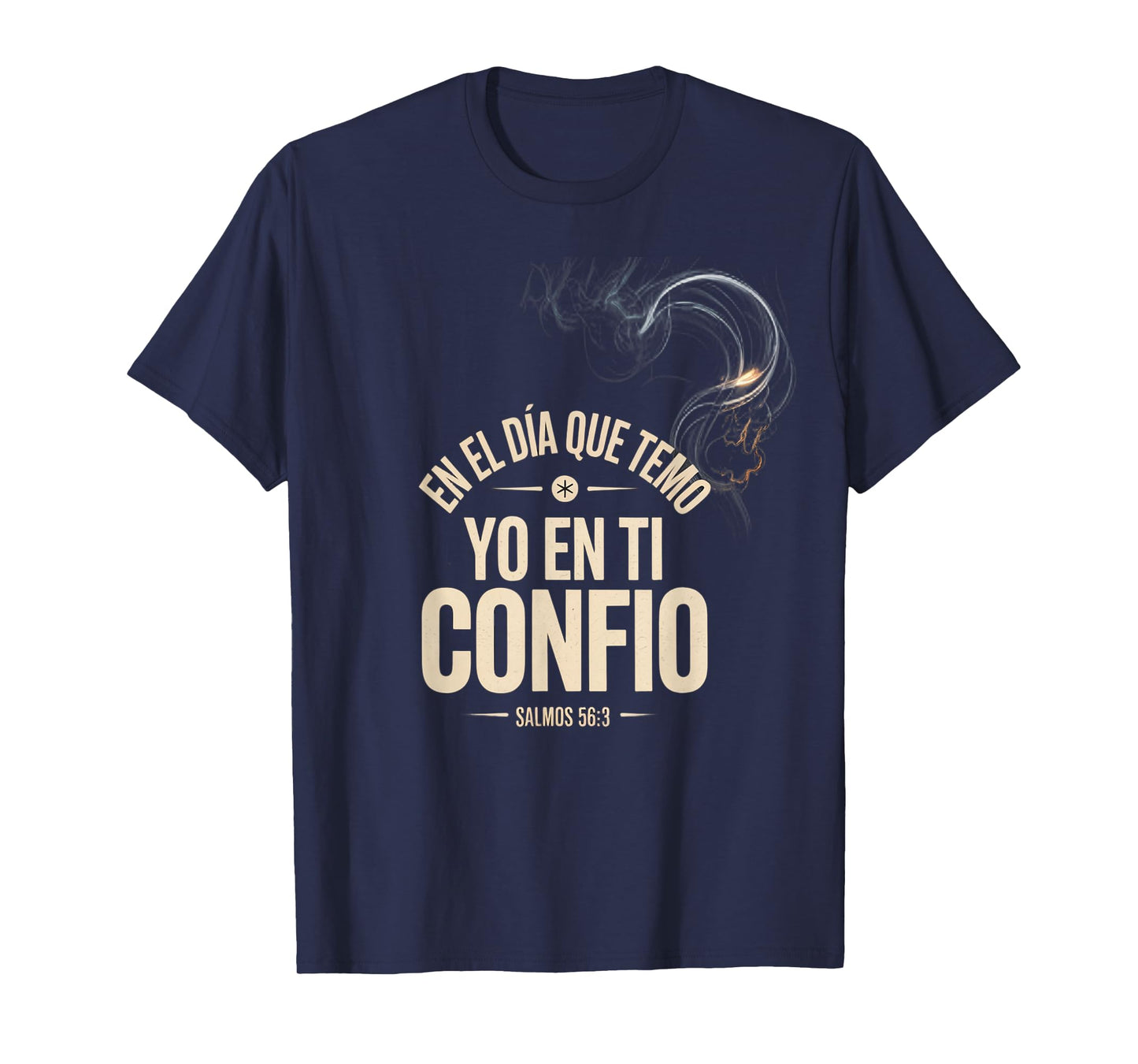 Salmos 56:3 Spanish Christian Bible Verse T-Shirt