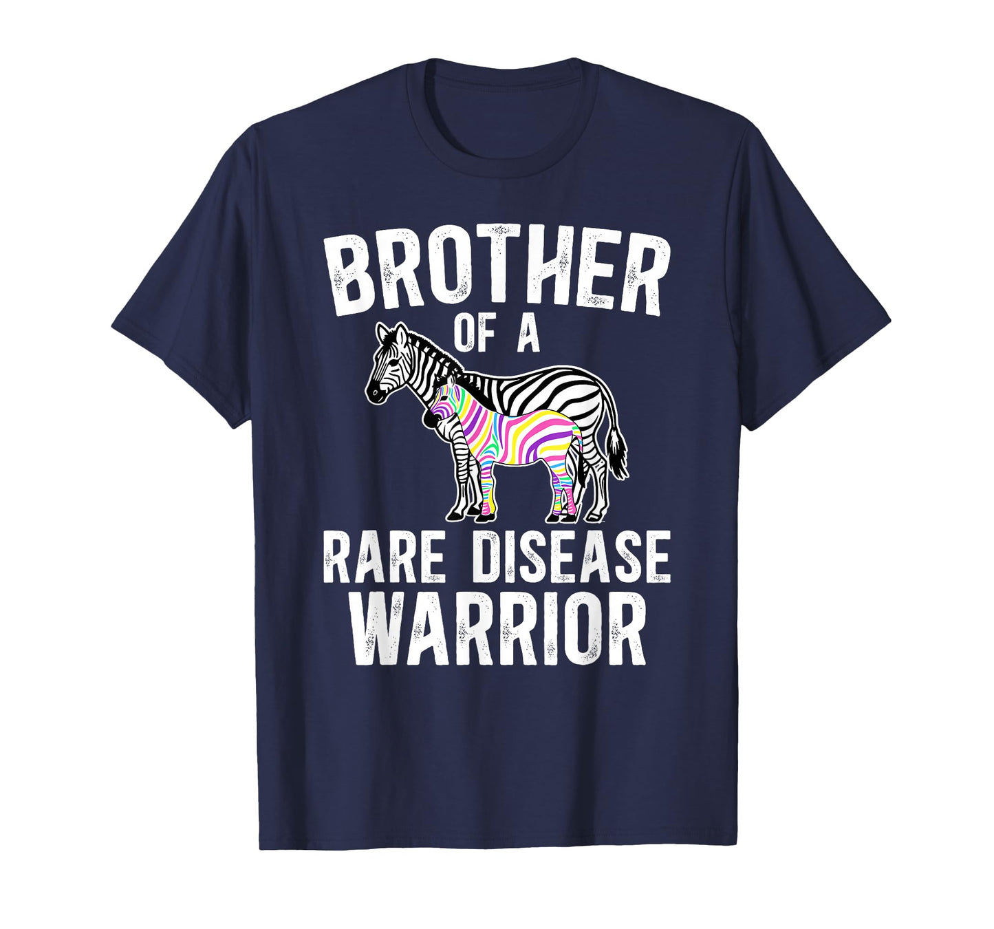 Brother of A Rare Disease Warrior Rare Disease Awareness T-Shirt