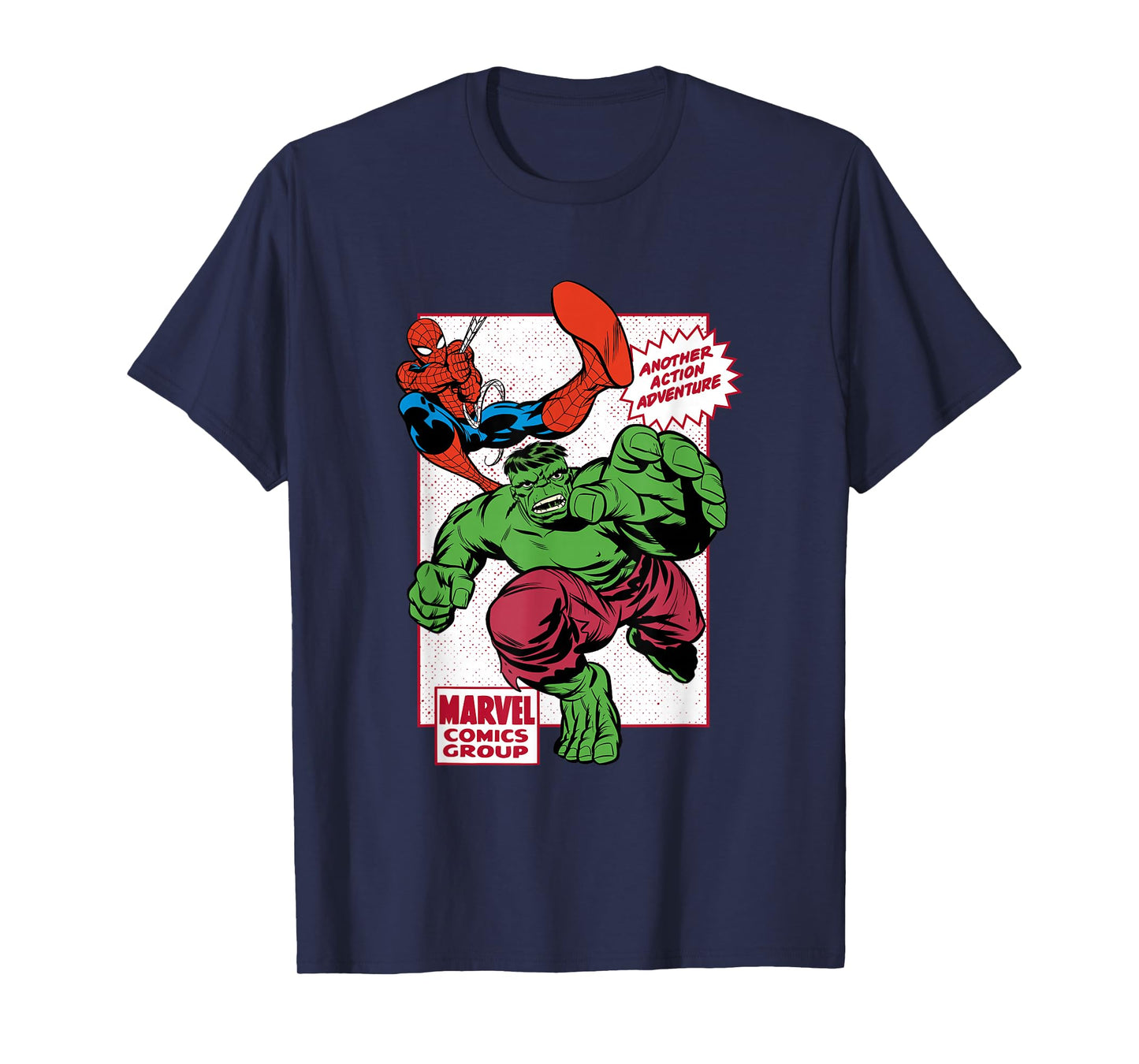 Marvel Comics Retro Spider-Man and Hulk Adventure T-Shirt