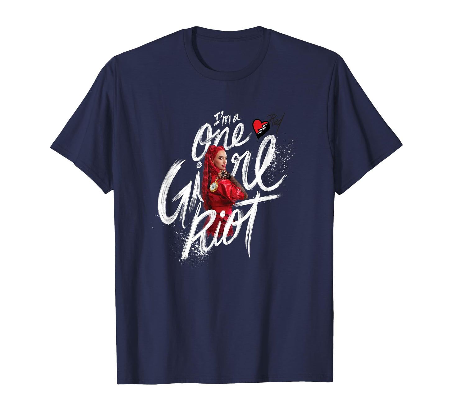 Disney Descendants: The Rise Of Red I'm A One Girl Riot Red T-Shirt