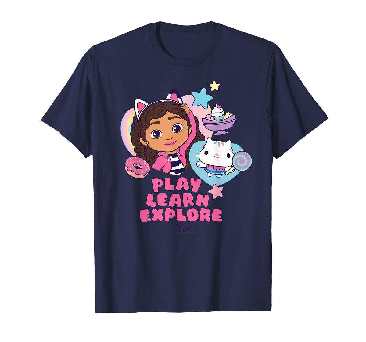 DreamWorks Gabby's Dollhouse Play Learn Explore T-Shirt