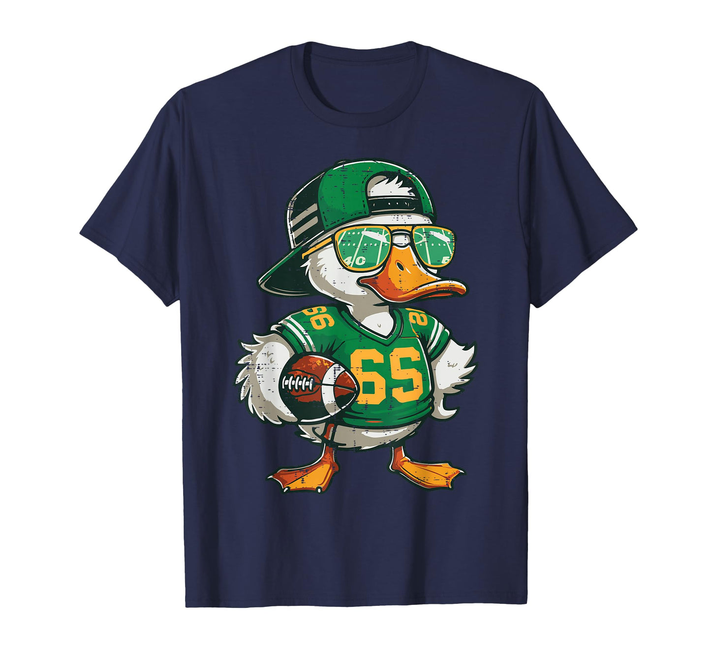 Duck American Football Sunglasses Cool Sports Men Boys Kids T-Shirt