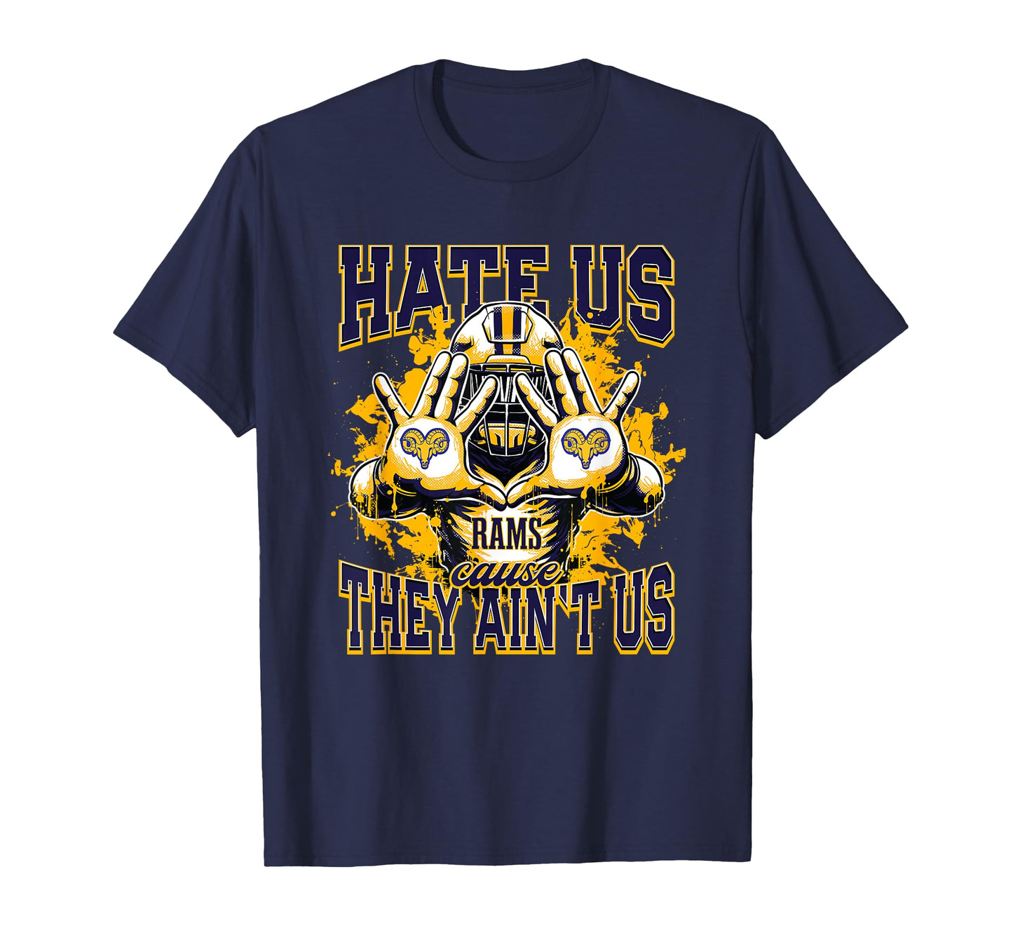 Reidsville Rams Logo Hate Us Cause They Ain't HS T-Shirt