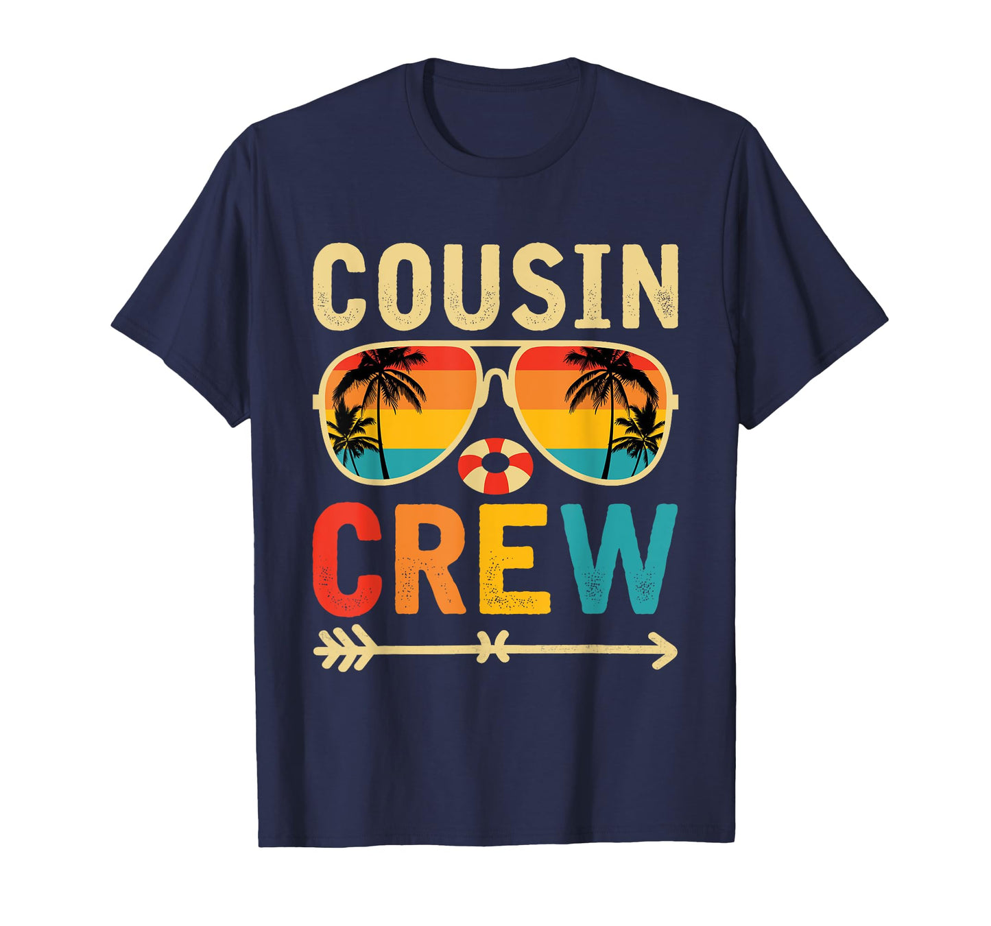 Cousin crew 2025 Summer Vacation Beach Family Trips Matching T-Shirt for Men Women Girls Kids