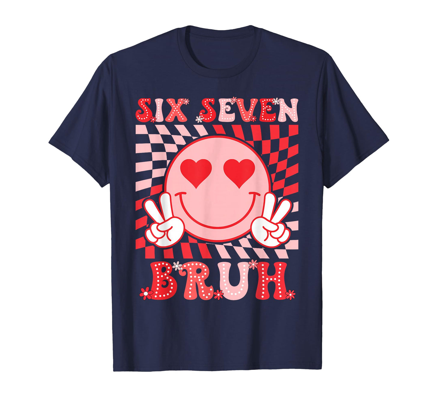 Six Seven 67 Meme Cool Valentine’s for Teens Boys Girls Kids T-Shirt