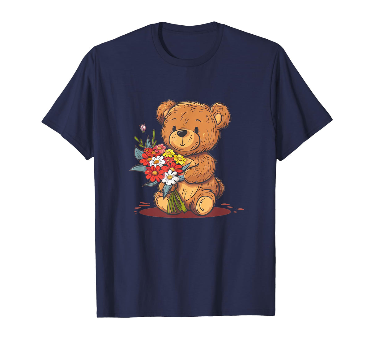 Funny flowers Teddy bear costume T-Shirt