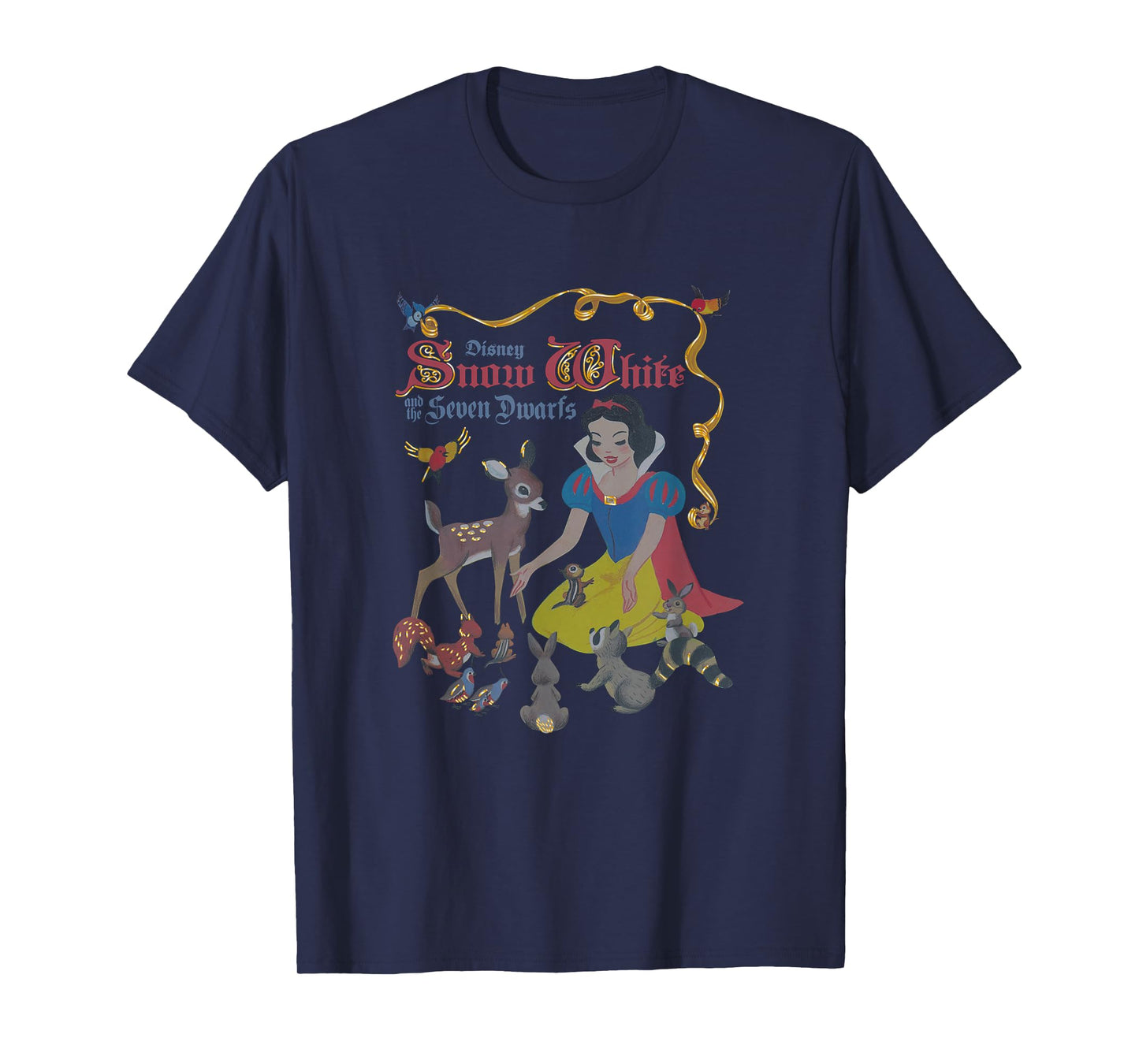 Disney Snow White And The Seven Dwarfs With Forest Friends T-Shirt