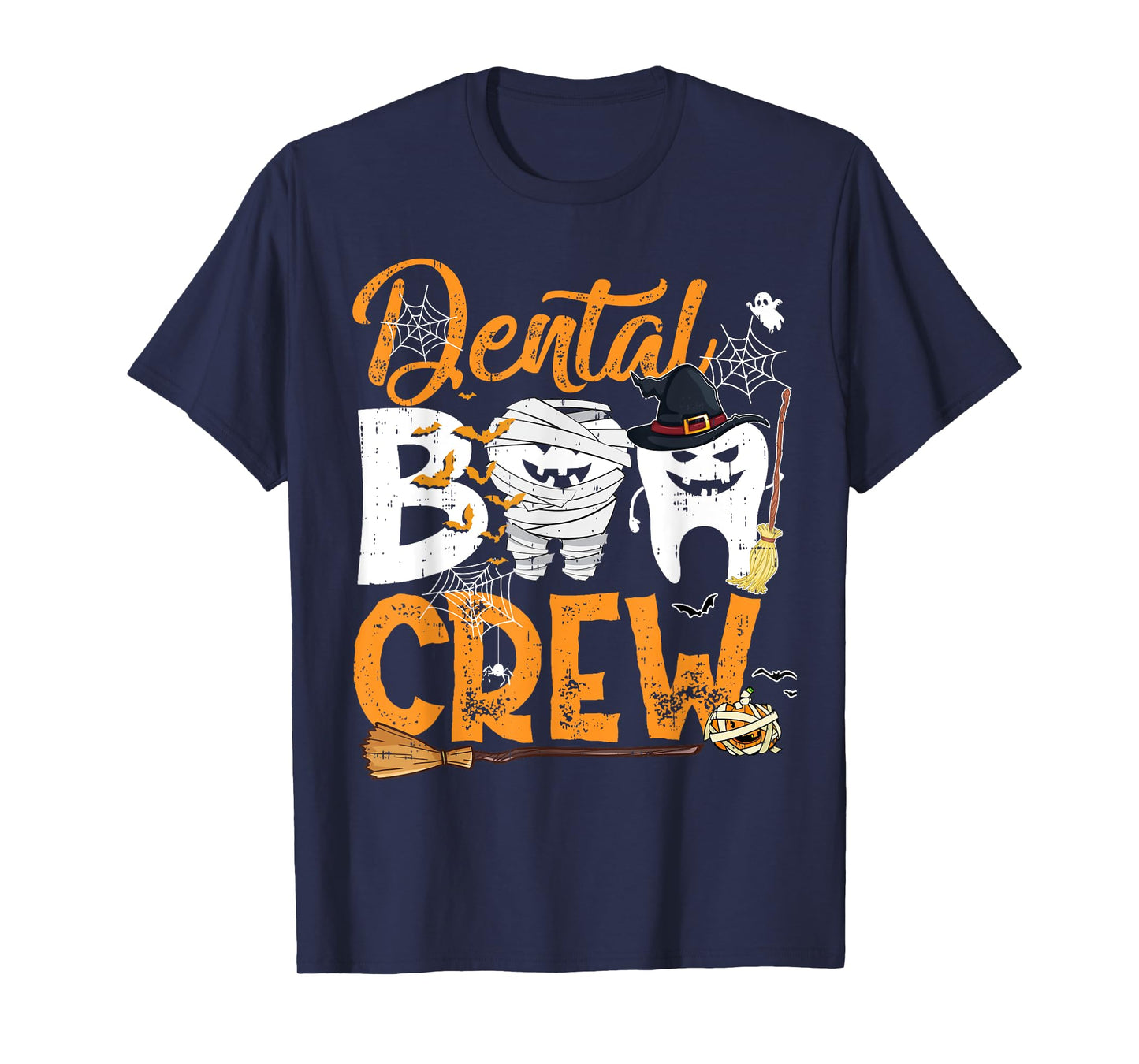 Dental Boo Crew Funny Dentist Assistant Halloween Costume T-Shirt