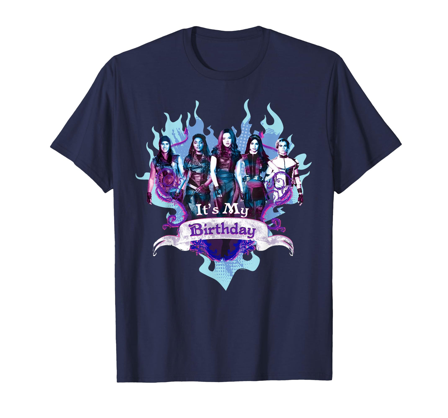 Disney Descendants It's My Birthday Party Gift Heart T-Shirt