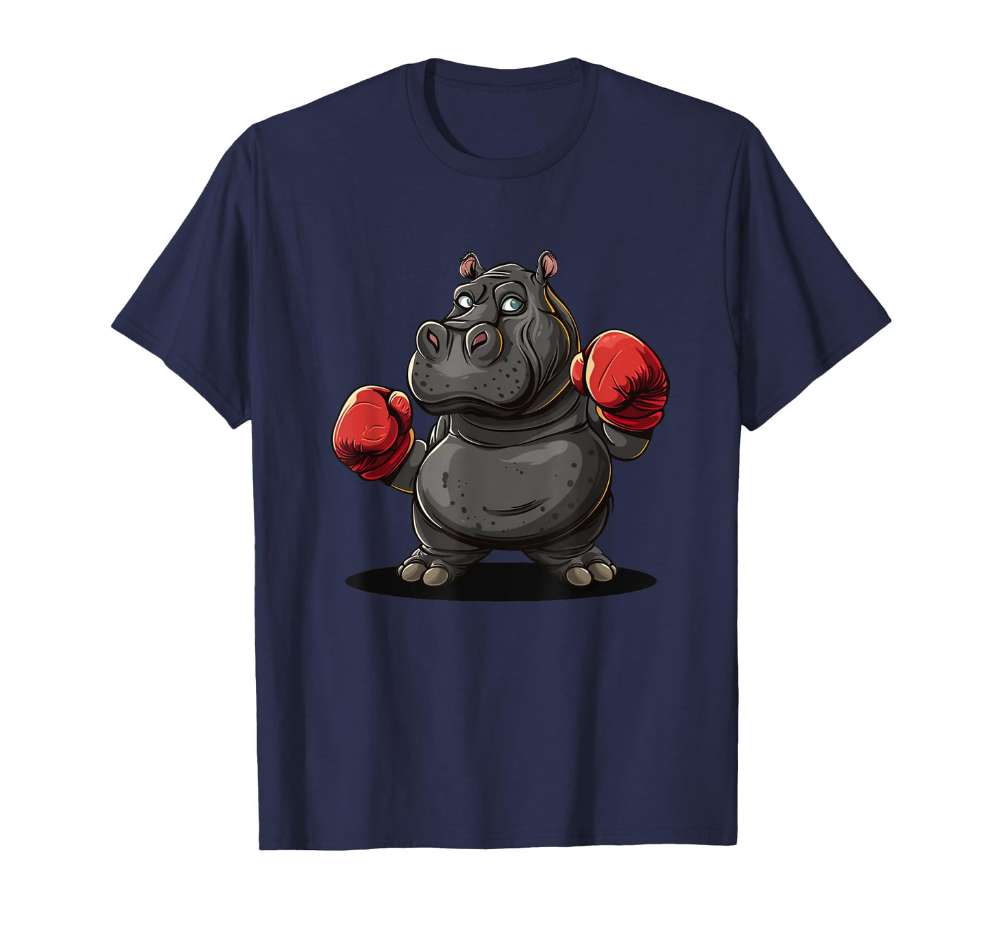 Cool boxing Athlete Costume for Hippo and Animals Lovers T-Shirt