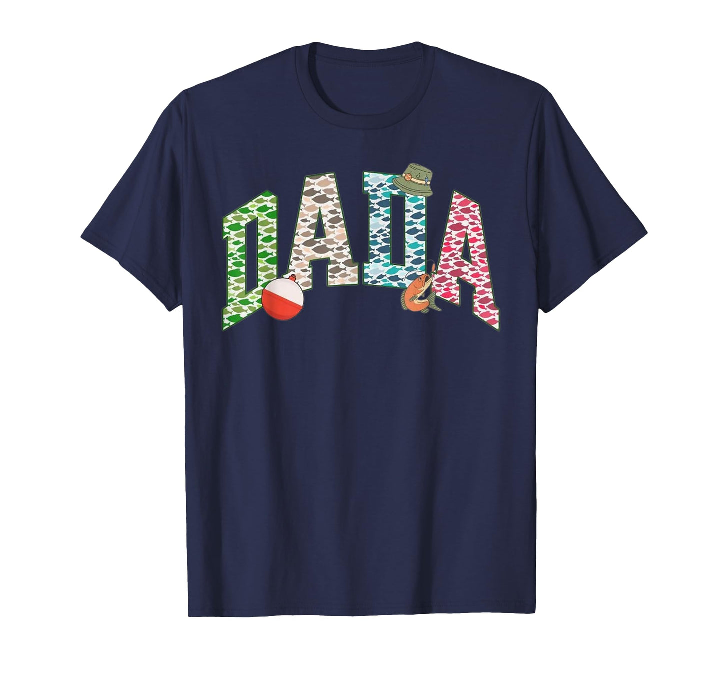 Dada of The Big One Fishing O-Fish-Ally 1st Birthday Family T-Shirt