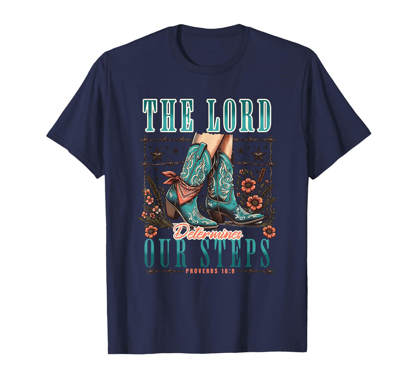 Cowgirl Bible Scripture Verse Western Jesus for Women Faith T-Shirt
