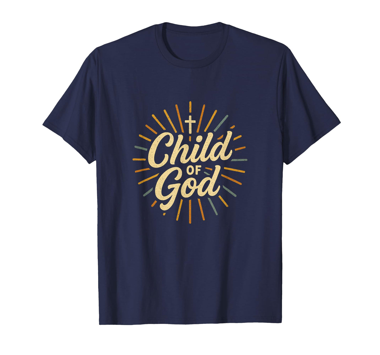 Child of God Christian Cross Faith Inspired Graphic T-Shirt