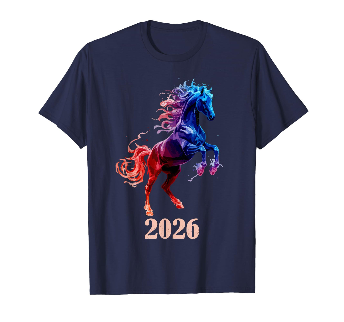 Fire Horse 2026 Year of The Horse Chinese New Year T-Shirt