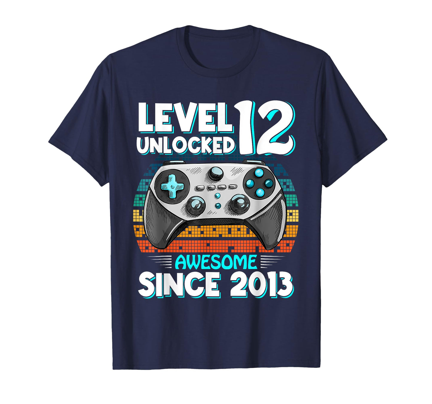 Level 12 Year Old Unlocked 12th Birthday Video Gamer Gifts T-Shirt
