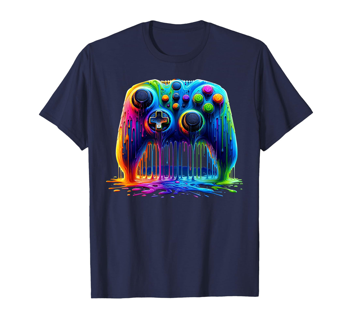 Colorful Passion for Gaming Gamer Graphic Design T-Shirt