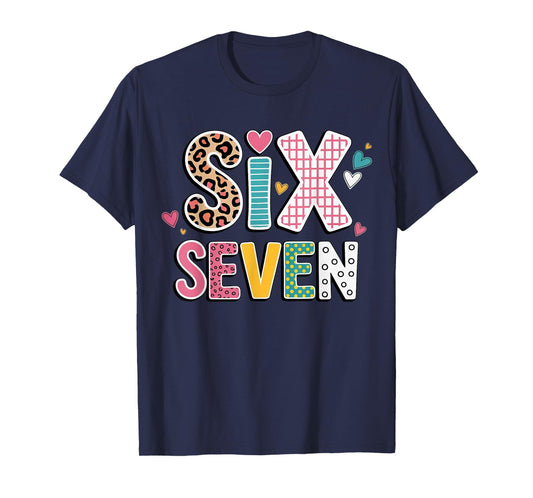 Six Seven 6 7 Meme Teacher T-Shirt