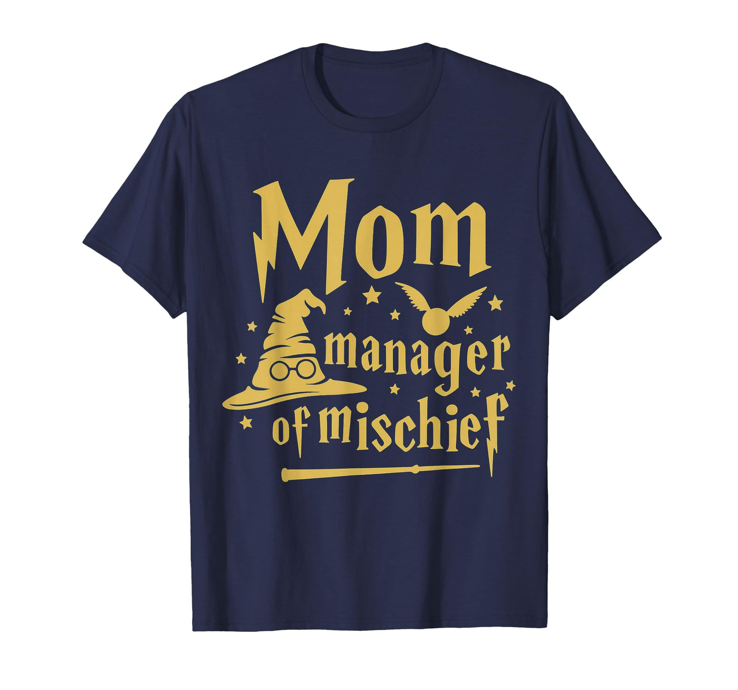 Magical Mom Manager of Mischief Birthday Family Matching T-Shirt