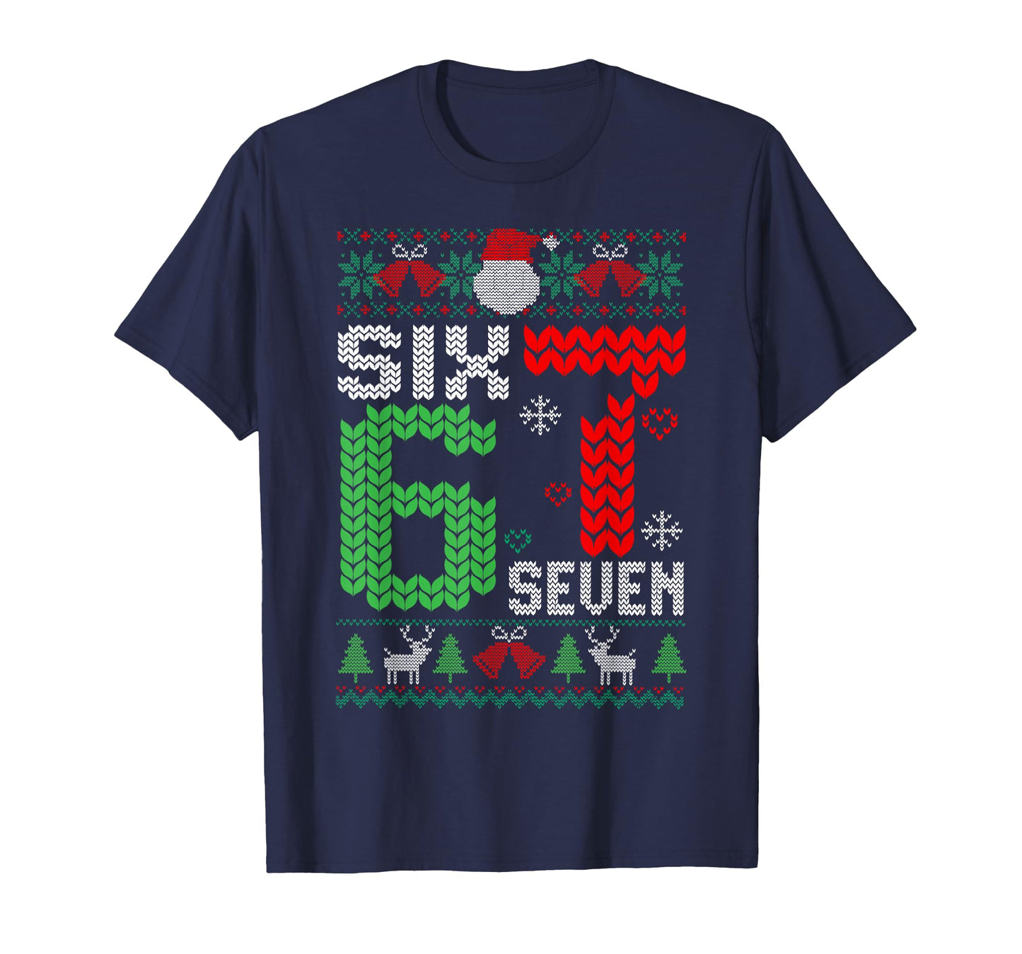 67 Meme Six Seven Christmas Ugly Sweater for Kids Boys Girls T-Shirt