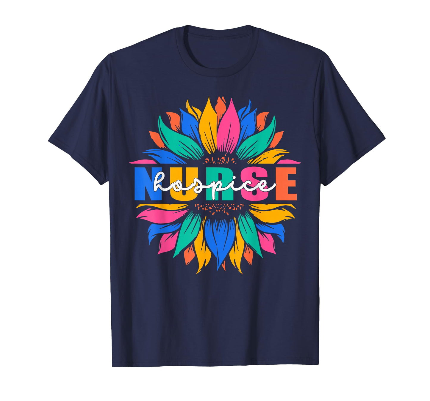 Hospice Nurse Appreciation Boho Flowers T-Shirt