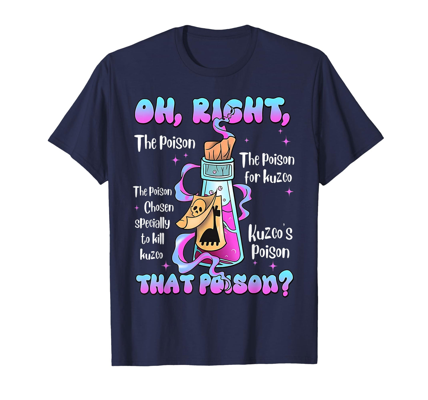 Vintage Oh Right That Poison Llama Halloween T-Shirt